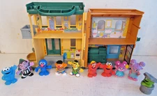 Mr Hoopers Store Playset Sesame Street Dollhouse  With Figures Toy Lot Bundle