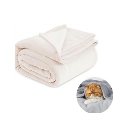 Soft Flannel Blanket Warm Cozy Breathable Throw Blanket ForBed Travel All Season