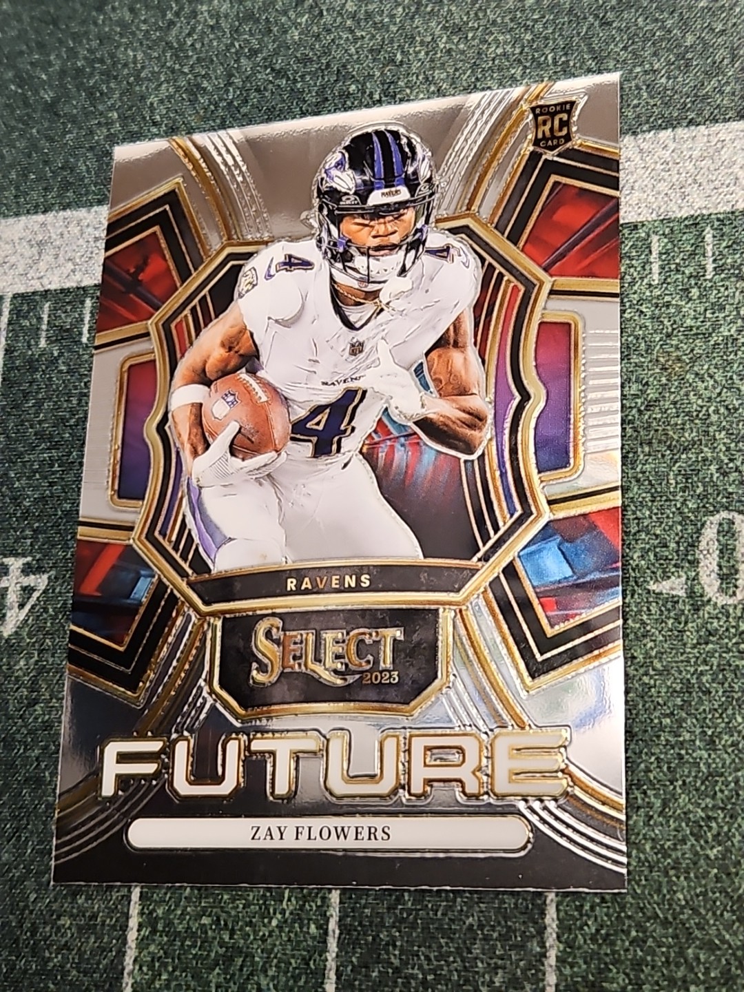 Zay Flowers Rookie Card • FUTURE • Select 2023 RC • Baltimore Ravens