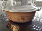 Vintage Pyrex Cinderella 1 1/2 Quart Oval Casserole Dish with Lid #943-7
