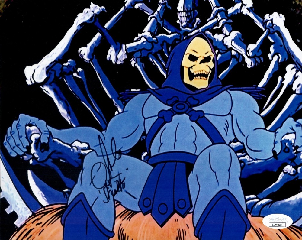 ALAN OPPENHEIMER Signed Master of Universe SKELETOR 8x10 Photo JSA COA Cert