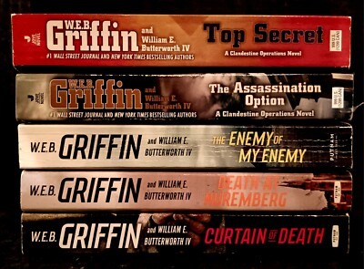 CLANDESTINE OPERATIONS By W.E.B Griffin. Complete Paperback Series FREE SHIPPING