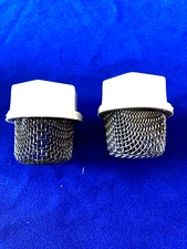 TWO (2) GRACO # 237675 PUMP INLET FILTERS WITH 1/2" NYLON THREADS - SHIPS FREE