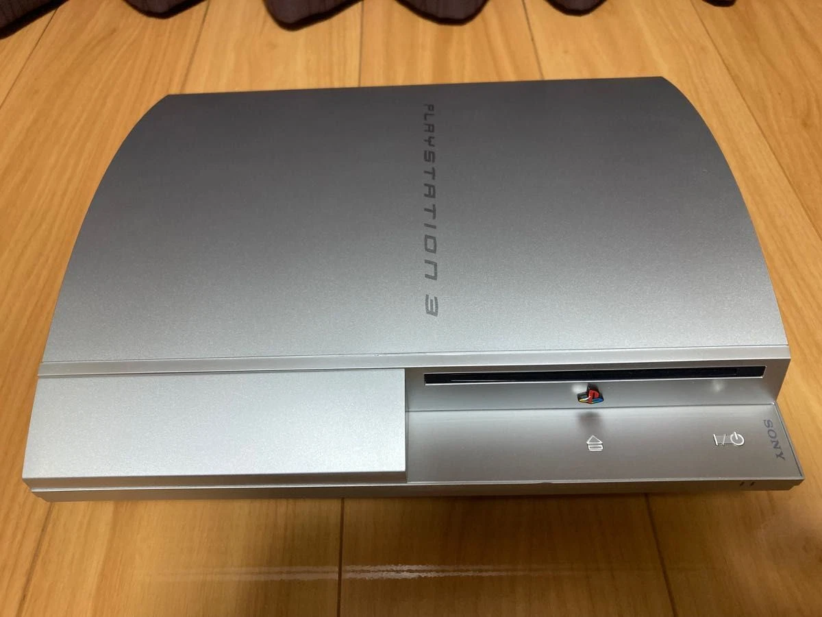 Sony PlayStation 3 PS3 80GB CECHL00 SS Silver Console Tested Working