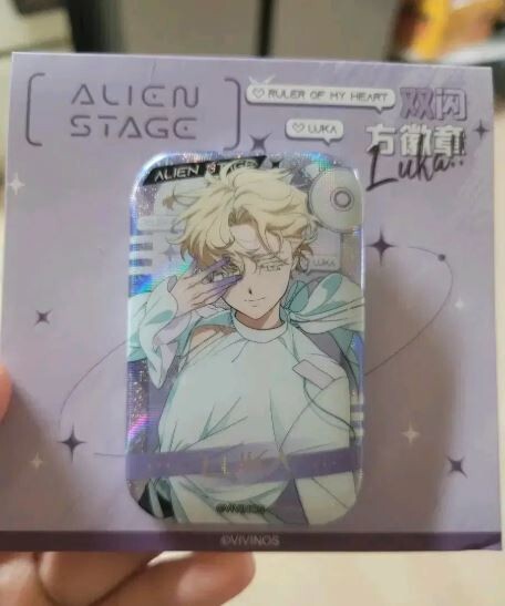 ALIEN STAGE Luka Metal Badge China Limited Official Rare Item