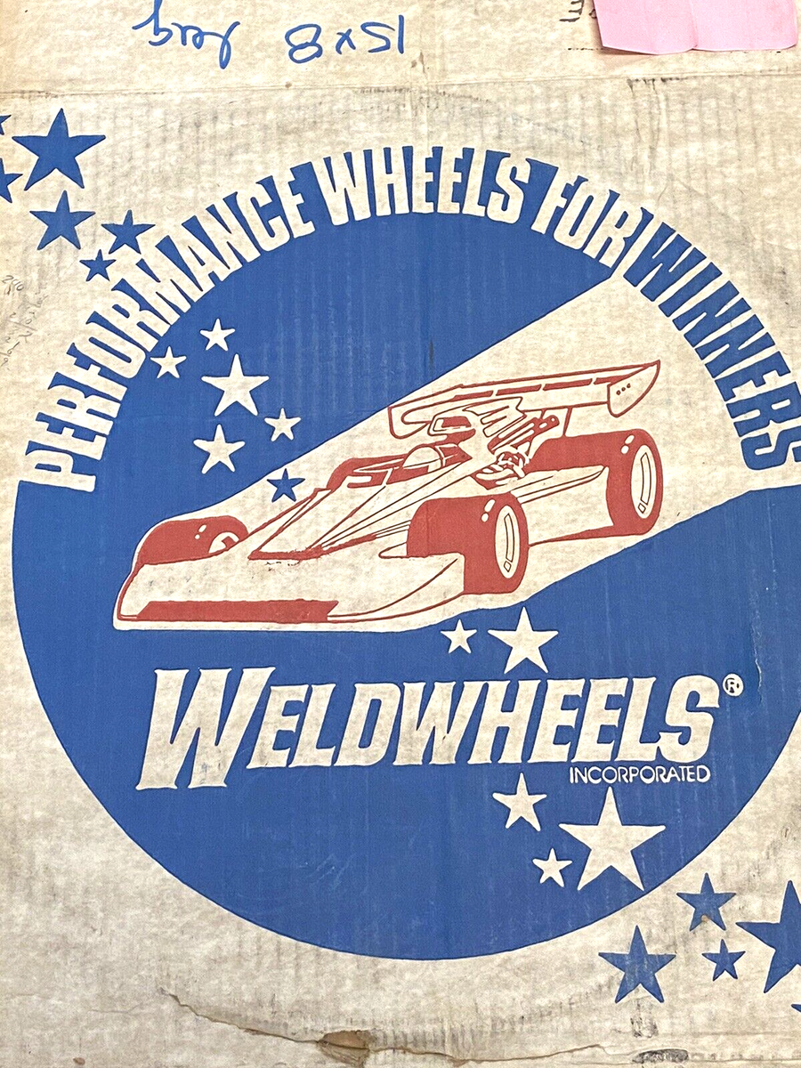 VINTAGE 1970s WELDWHEELS CARDBOARD BOX,FORMULA 1 ONE CAR