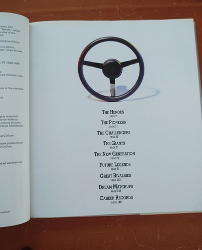 NASCAR 50 GREATEST DRIVERS LARGE COFFEE TABLE BOOK 1998 W DUST JACKET - Bild 5 von 13