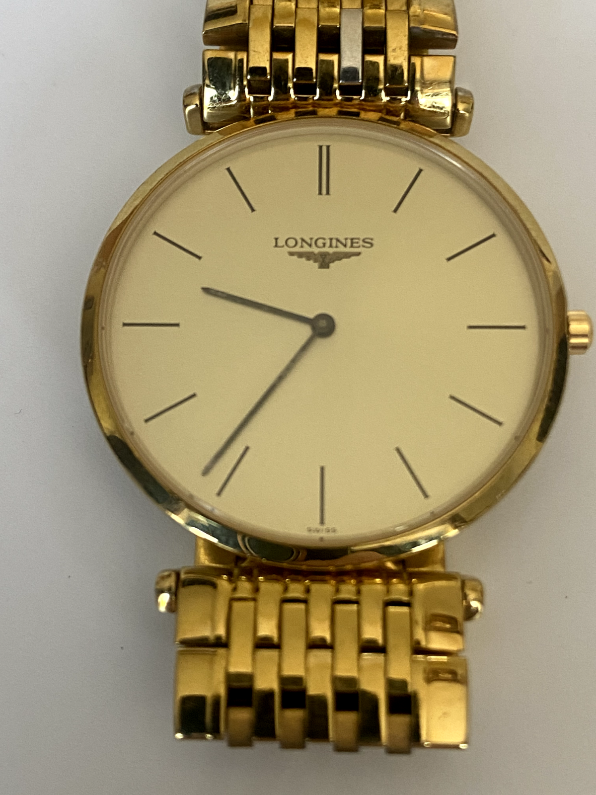 Elegant Longines Gold-Plated Wristwatch for Men and Women