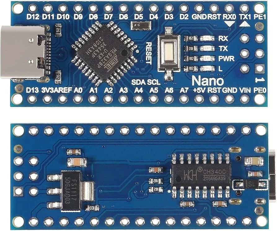 Arduino Nano V3.0 USB Typ-C | Kostenloser Versand aus Deutschland - Bild 2 von 4