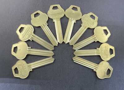 Lots of Corbin Russwin 7 Pin Key Blanks H1 Keyway