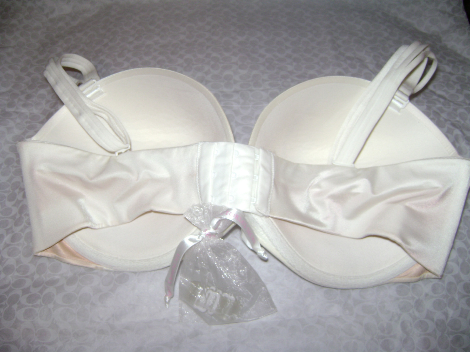 NWT VICTORIA'S SECRET STRAPLESS BRA 38D WHITE EXTRA CLEAR STRAPS eBay