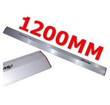 Feather Edge With Scale 1200mm Straight Edge with Scale, Silver, 1.2m (4ft)