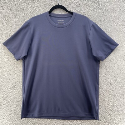 Public Tokyo T-Shirt Mens Size 3 Small Blue Regular Fit Sticky Cotton Japan Made