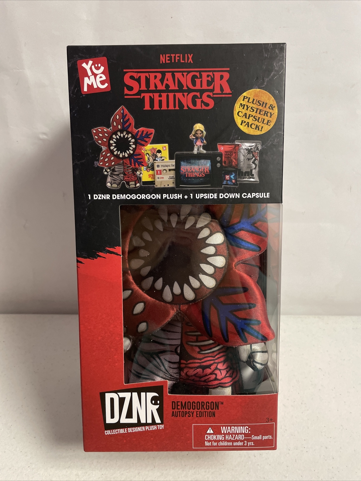 NEW Yume Stranger Things Upside Down Capsule DZNR Demogorgon Autopsy Plush