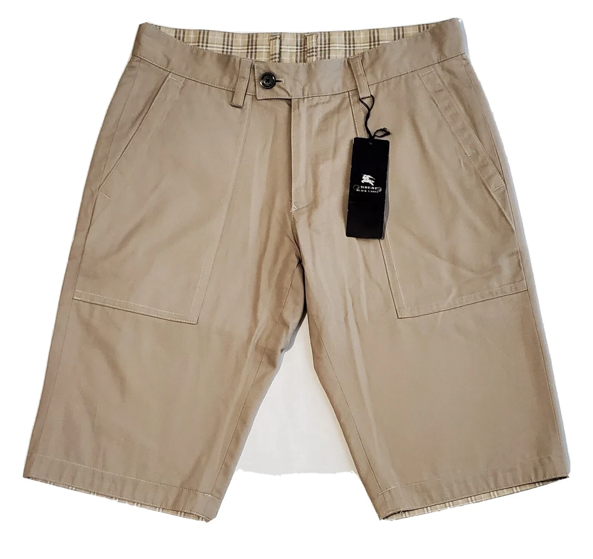 Burberry black shop shorts