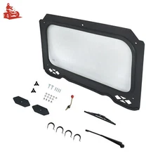 Full Glass Windshield w/ Wiper For Polaris RZR XP 1000 2014-18/ RZR 900 2015-18