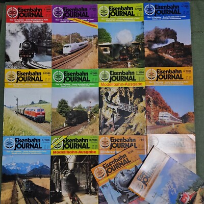 Eisenbahn Journal 1986 Januar-Dezember 1-10 + Sonderausgabe I-IV  14x Issues