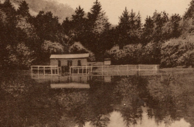 122/384 AK BALLENSTEDT HARZ BAD HIRSCHTEICH 1919 BEIERSDORF SACHSEN-ANHALT