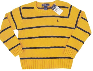yellow polo sweater