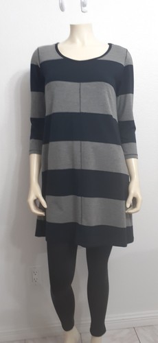 Jessica Simpson Damen Kleid Gr. M Schwarz Grau Etuikleid Neu ohne Etikett. 3/4 Arm.