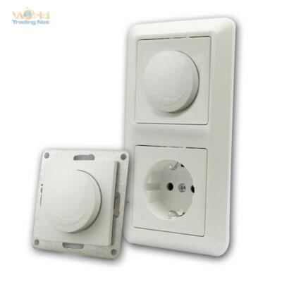 Unterputz-Dimmer-Schalter CUP max 300W, mit/ohne UP Steckdose 230V, Dimmschalter