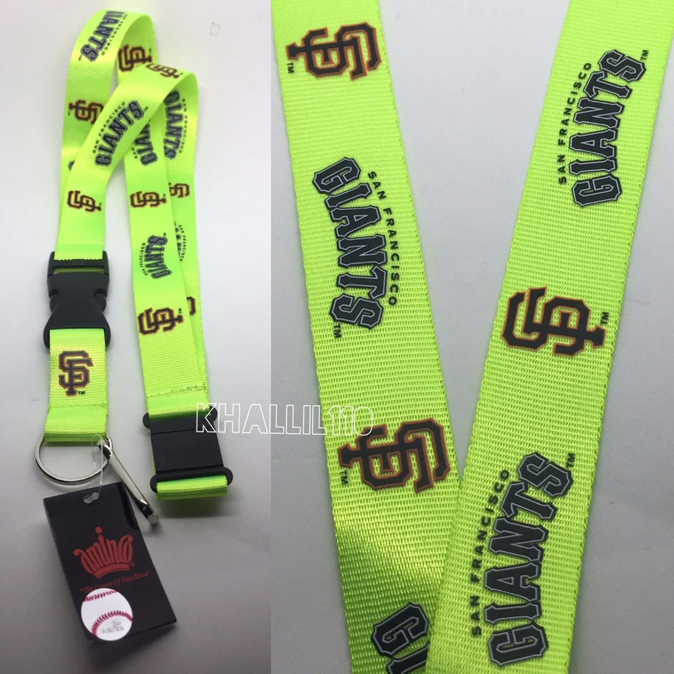 MLB San Francisco Giants Keychain Lanyard - Pick Your Color! - Image 2 of 4