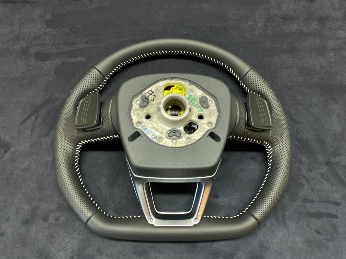 Oem Audi Q7 Q8 A4 A5 Q5 Steering Wheel Paddles Leather 4M8419091E 