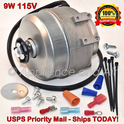 Fan Motor 115V for True 800401 Floral Case, Refrigerator, Freezer,  Ships TODAY!