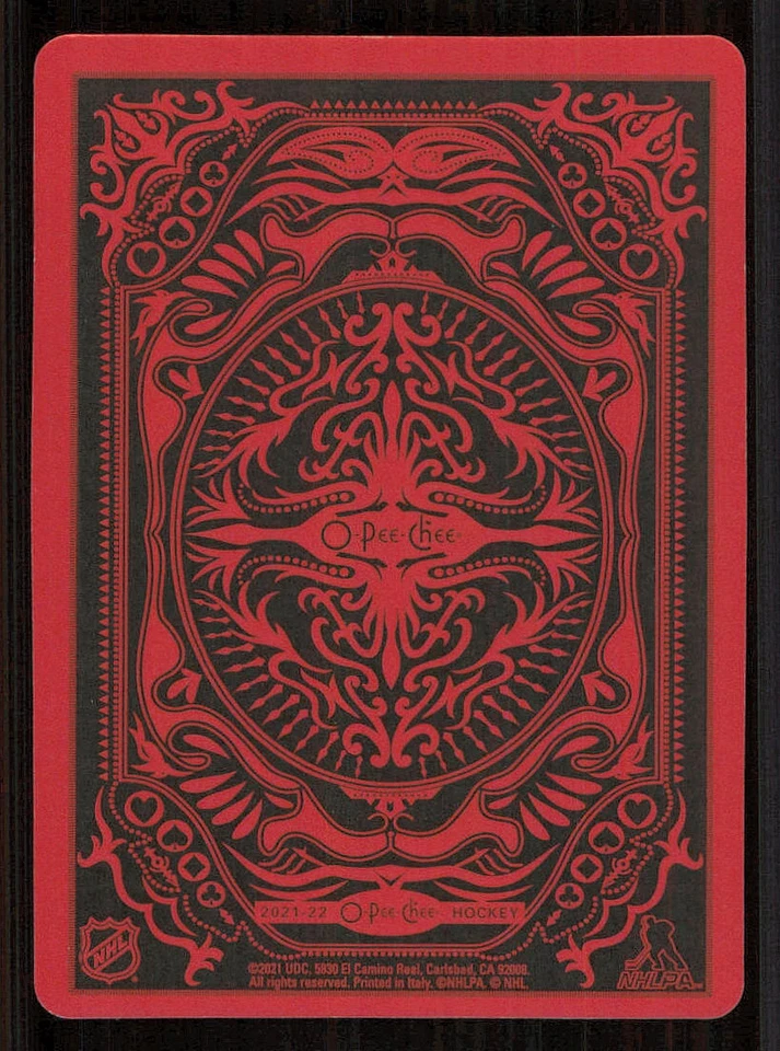 2021-22 O-Pee-Chee Playing Cards #7SPADES Ryan O'Reilly - Image 2 of 2
