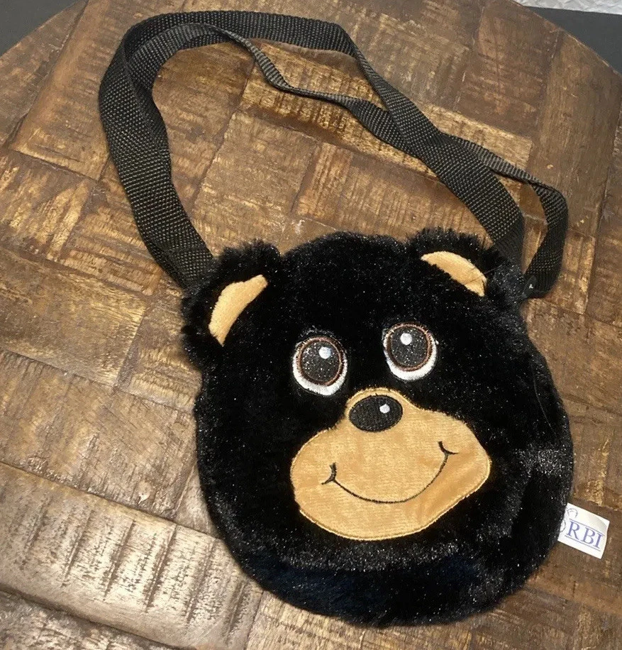 Black teddy bear purse Clearance
