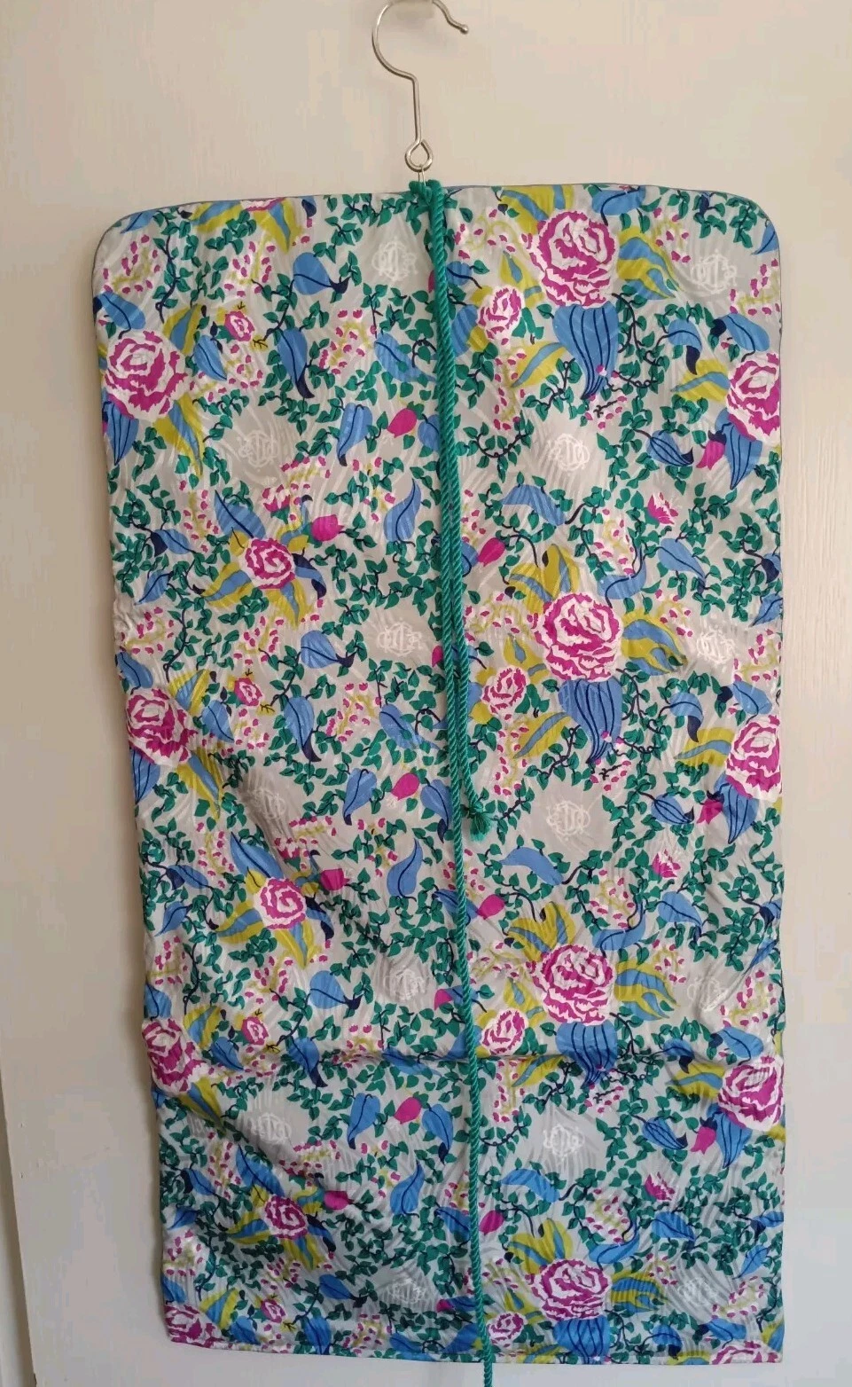 Joli sac de toilette pliant Christian Dior suspendu, imprimé logo 