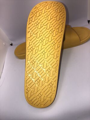 Freedom Moses Two Band Slide yellow color Men Unisex Sandals NEW 46/47 no box moses | Shoes | Freedom Moses Two Band Slide Yellow Color  main image 2