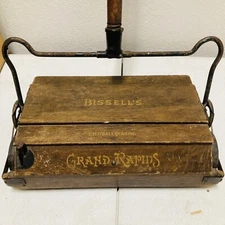 Bissell’s CYCO Ball-Bearing Grand Rapids Push Sweeper Vintage With Handle.