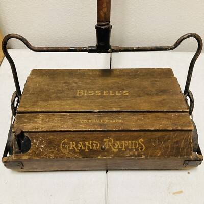 Bissell's CYCO Ball-Bearing Grand Rapids Push Sweeper Vintage With