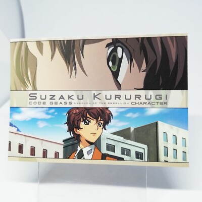 008 Suzaku Kururugi CODE GEASS Lelouch of the Rebellion CARDDASS