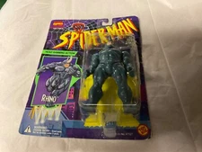 Spider-Man Animated Series Rhino With Head Ramming ToyBiz Marvel 1994