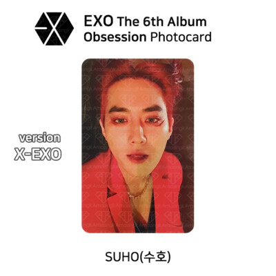 EXO 6th Album OBSESSION Official Photocard Photo Slide SUHO K-POP