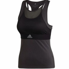 Adidas Exclusive Women's New York Tennis Tank DX4316 Black Size Large New w/tags