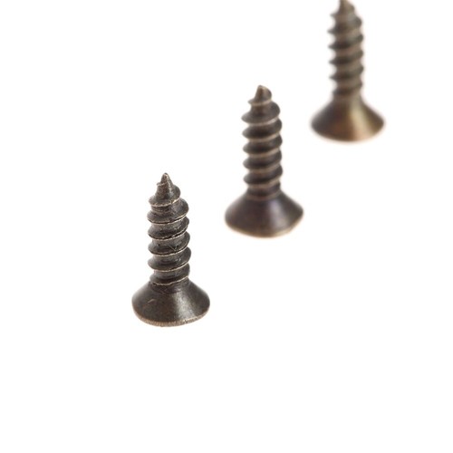 4 Size Bronze Flat Countersunk Head Self Tapping Thread Screws Hardware Decor - Picture 16 of 20