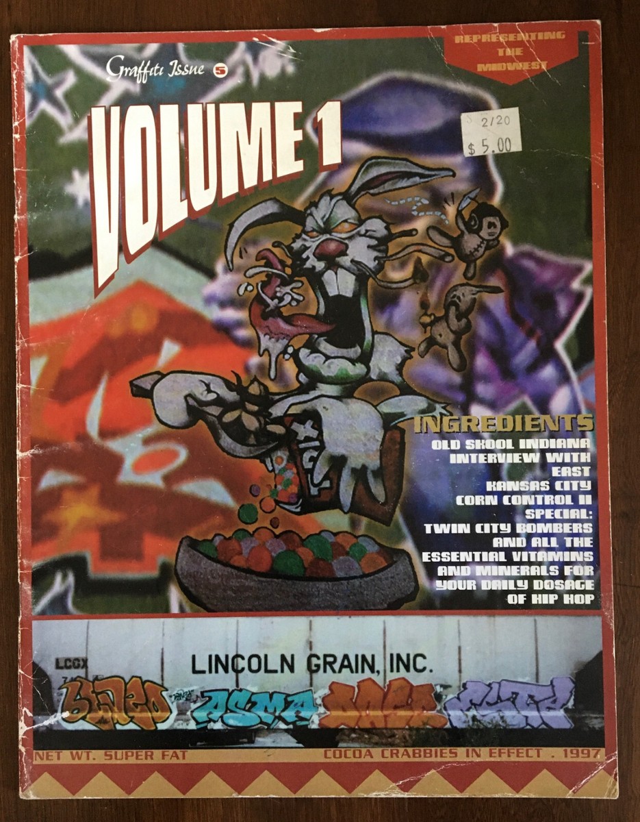 アート・デザイン・音楽 Scribble Graffiti Magazine #17 Vintage VOLUME 1 GRAFFITI MAGAZINE ISSUE 5 Midwest PAINT LOUIS SCRIBBLE