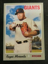 2019 Topps Heritage, San Francisco Giants - REYES MORONTA - Dominican Republic