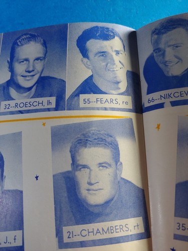 11/23/1946 USC TROJANS vs UCLA Football Program TOM FEARS - 第 7/8 張圖片