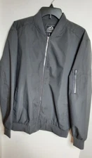 TacVasen Tactical Mens Military Bomber Jacket Army Pilot Jacket Coat Size M Gray