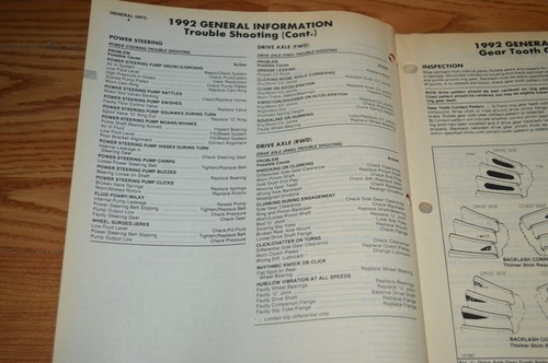 1992 CHASSIS SERVICE REPAIR MANUAL IMPORTED CARS TRUCKS VANS 92 JAGUAR-VOLVO - Picture 6 of 9