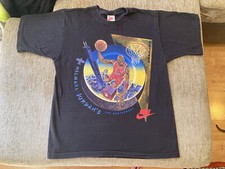 Vintage 90s Michael Jordan Restaurant Sportswear Shirt Small USA Made RARE rap