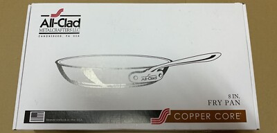 New All-Clad COPPER CORE 8 Inch Fry Pan Skillet
