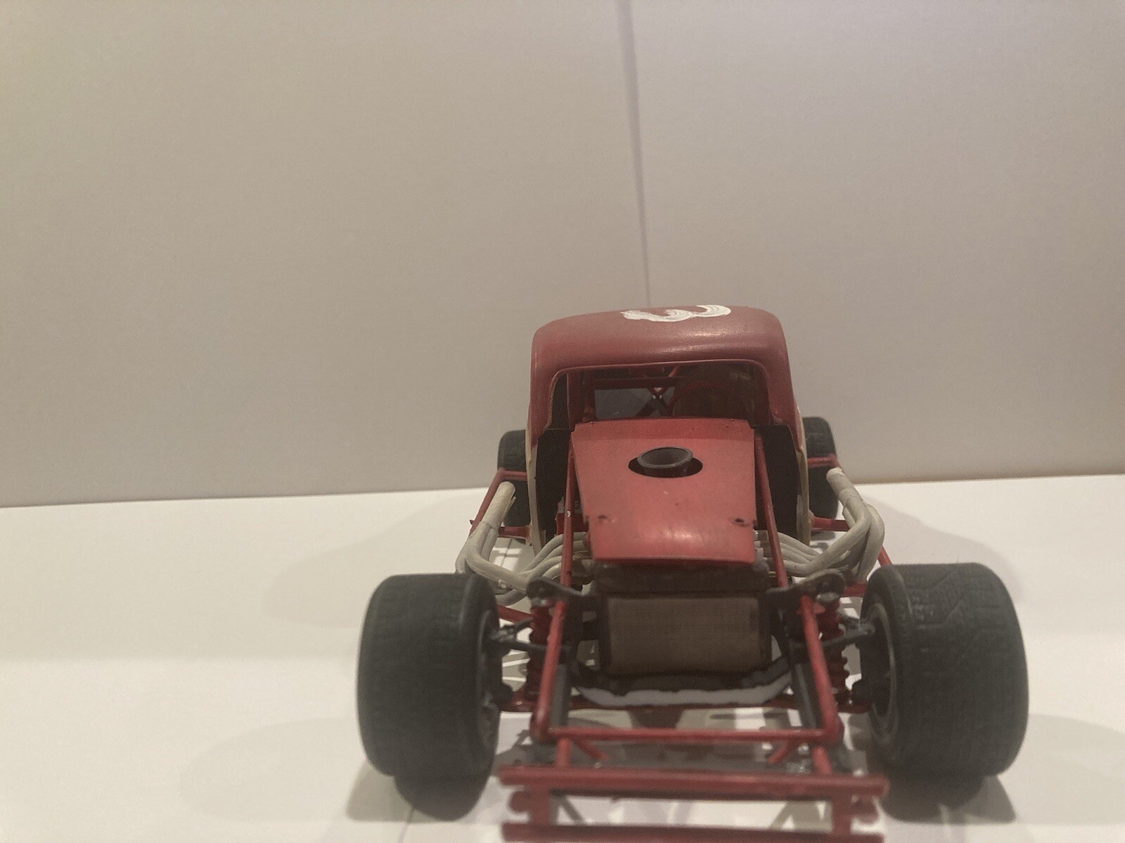 VINTAGE Mod BUILT Ford Coupe Race STOCK CAR / RACE CAR MODEL KIT 1/25