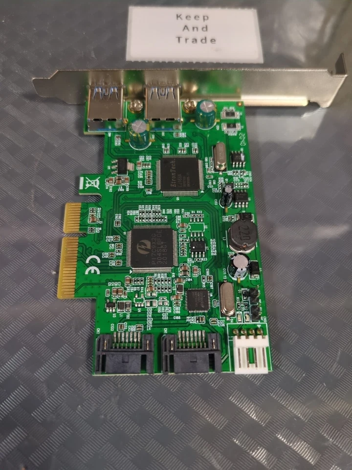 Syba SD-PEX50055 2 puertos USB 3.0 y 2 puertos SATA III PCIe 2.0 nueva caja abierta #91 Foto 4 de 4