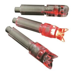 GWS 72000 Lighted Crossbow Nocks, Red - 3 Pack