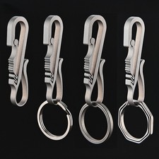 Buckle Tool EDC Titanium Alloy Key Chain Carabiner with Key Ring Waist Hanging
